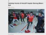 Pebalap Honda di MotoGP Kopdar Bareng Bikers Bali