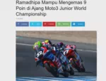 Ramadhipa Mampu Mengemas 9 Poin di Ajang Moto3 Junior World Championship