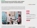 9.192 Peserta Ikuti KLHN 2025, Inilah Daftar Juara Kontes Layanan Honda Nasional