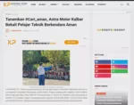Tanamkan #Cari_aman, Astra Motor Kalbar Bekali Pelajar Teknik Berkendara Aman