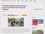 PCX Bikers Playland Hadirkan Keseruan Sunmori dan Quality Time Keluarga di Pontianak