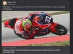 Pebalap belia binaan PT Astra Honda Motor (AHM), Muhammad Kiandra