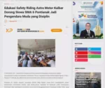Edukasi Safety Riding Astra Motor Kalbar Dorong Siswa SMA 6 Pontianak Jadi Pengendara Muda yang Disiplin