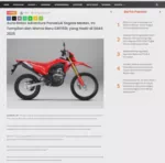 Aura Motor Adventure Penakluk Segala Medan, Ini Tampilan dan Warna Baru CRF150L yang Hadir di GIIAS 2025