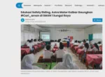 Edukasi Safety Riding, Astra Motor Kalbar Gaungkan #Cari_aman di SMAN 1 Sungai Raya