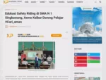 Edukasi Safety Riding di SMA N 1 Singkawang, Asmo Kalbar Dorong Pelajar #Cari_aman