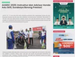 AHSRIC 2025: Instruktur dan Advisor Honda Adu Skill, Surabaya Borong Prestasi