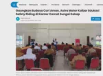 Gaungkan Budaya Cari Aman, Astra Motor Kalbar Edukasi Safety Riding di Kantor Camat Sungai Kakap