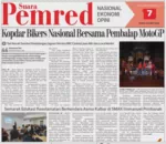 Semarak Edukasi Keselamatan Berkendara Asmo Kalbar di SMAK Immanuel Pontianak