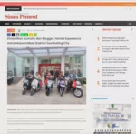 Dinantikan Jurnalis dan Blogger, Honda Experience Astra Motor Kalbar Diakhiri Sesi Rolling City