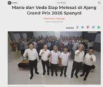 Mario dan Veda Siap Melesat di Ajang Grand Prix 2026 Spanyol