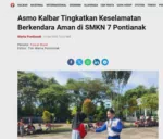 Asmo Kalbar Tingkatkan Keselamatan Berkendara Aman di SMKN 7 Pontianak