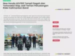 New Honda ADV160 Tampil Gagah dan Terkoneksi Siap Jadi Teman Petualangan Rider Kalimantan Barat