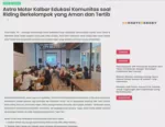 Astra Motor Kalbar Edukasi Komunitas soal Riding Berkelompok yang Aman dan Tertib