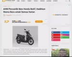 AHM Percantik New Honda BeAT, Hadirkan Warna Baru untuk Semua Varian