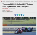 Tunggangi CBR, Pebalap AHRT Sukses Raih Tiga Podium ARRC Malaysia