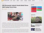 UKK Berstandar Industri Honda Bekali Siswa SMK Hadapi Dunia Kerja