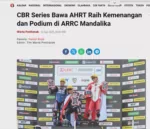 CBR Series Bawa AHRT Raih Kemenangan dan Podium di ARRC Mandalika