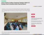 Astra Motor Kalbar Edukasi Pelajar SMA N 2 Kakap Soal Keselamatan Berkendara