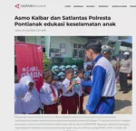Asmo Kalbar dan Satlantas Polresta Pontianak edukasi keselamatan anak