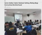Asmo Kalbar Gelar Edukasi Safety Riding Bagi Komunitas Brotherhood
