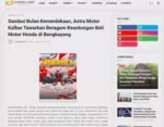 Sambut Bulan Kemerdekaan, Astra Motor Kalbar Tawarkan Beragam Keuntungan Beli Motor Honda di Bengkayang