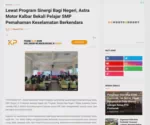 Lewat Program Sinergi Bagi Negeri, Astra Motor Kalbar Bekali Pelajar SMP Pemahaman Keselamatan Berkendara