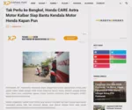 Tak Perlu ke Bengkel, Honda CARE Astra Motor Kalbar Siap Bantu Kendala Motor Honda Kapan Pun