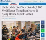 Hadir Lebih Dari Satu Dekade, 1.200 Modifikator Tampilkan Karya di Ajang Honda Modif Contes