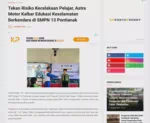 Tekan Risiko Kecelakaan Pelajar, Astra Motor Kalbar Edukasi Keselamatan Berkendara di SMPN 13 Pontianak