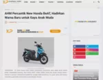 AHM Percantik New Honda BeAT, Hadirkan Warna Baru untuk Gaya Anak Muda