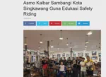 Asmo Kalbar Sambangi Kota Singkawang Guna Edukasi Safety Riding