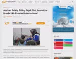 Ajarkan Safety Riding Sejak Dini, Instruktur Honda Ukir Prestasi Internasional