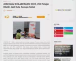 AHM Gelar KOLABERAKSI 2025, 252 Pelajar Dilatih Jadi Duta Remaja Sehat