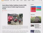 Astra Motor Kalbar Hadirkan Honda CARE, Layanan Servis Praktis bagi Konsumen Honda