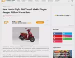 New Honda Stylo 160 Tampil Makin Elegan dengan Pilihan Warna Baru