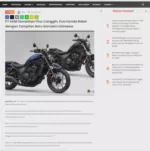 PT AHM Sematkan Fitur Canggih, Duo Honda Rebel dengan Tampilan Baru Semakin Istimewa