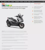 Semakin Aman dan Nyaman Dikendarai, New Honda Forza dengan Tampilan Fresh dan Fitur Canggih