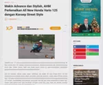 Makin Advance dan Stylish, AHM Perkenalkan All New Honda Vario 125 dengan Konsep Street Style