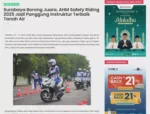 Surabaya Borong Juara, AHM Safety Riding 2025 Jadi Panggung Instruktur Terbaik Tanah Air