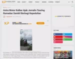 Astra Motor Kalbar Ajak Jurnalis Touring Ramadan Sambil Berbagi Kepedulian
