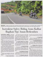 Instruktur Safety Riding Asmo Kalbar Bagikan Tips Aman Berkendara