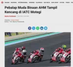 Pebalap Muda Binaan AHM Tampil Kencang di IATC Motegi