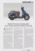 Skutik Premium Fashionable New Honda Stylo160 Makin Mewah
