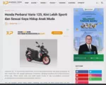 Honda Perbarui Vario 125, Kini Lebih Sporti dan Sesuai Gaya Hidup Anak Muda
