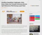 Gerakkan Kepedulian Lingkungan, Astra Motor Kalbar dan Pemuda Perencana Borneo Ajak Mahasiswa Pilah Barang Layak Pakai