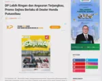 DP Lebih Ringan dan Angsuran Terjangkau, Promo Sejiwa Berlaku di Dealer Honda Putussibau