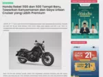 Honda Rebel 1100 dan 500 Tampil Baru, Tawarkan Kenyamanan dan Gaya Urban Cruiser yang Lebih Premium