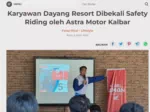 Karyawan Dayang Resort Dibekali Safety Riding oleh Astra Motor Kalbar