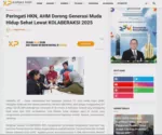 Peringati HKN, AHM Dorong Generasi Muda Hidup Sehat Lewat KOLABERAKSI 2025